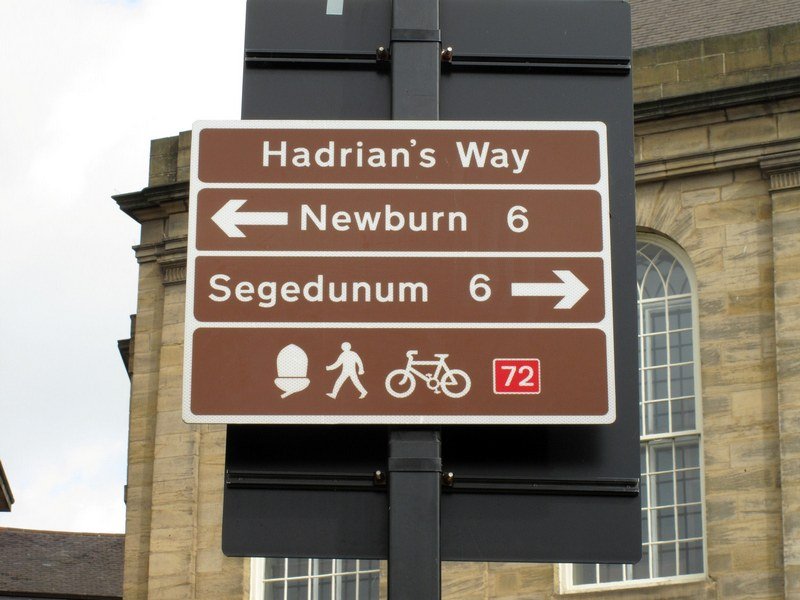 Signpost for Hadrians Way