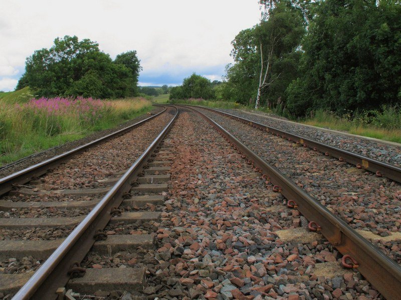 Rail Crossing At Longbyre