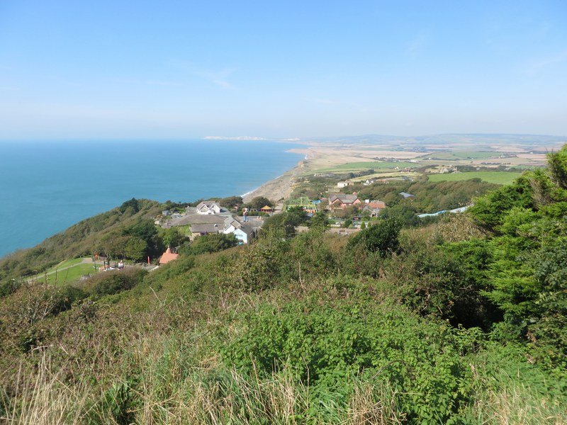 Looking West Over Blackgang Chine